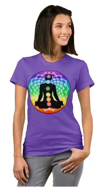 Yoga chakra t-shirt